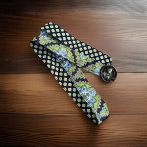 Vera Bradley Women’s Reversible Belt- Cambridge Paisley Print w/Tortoise Buckle
